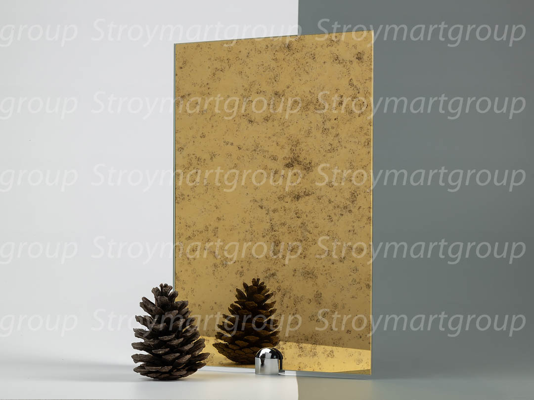 Antique Mirror А-1 golden 4mm 2440*1830mm 55 л(245,59м2)